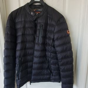 Mens Superdry moto puffer- fits XL